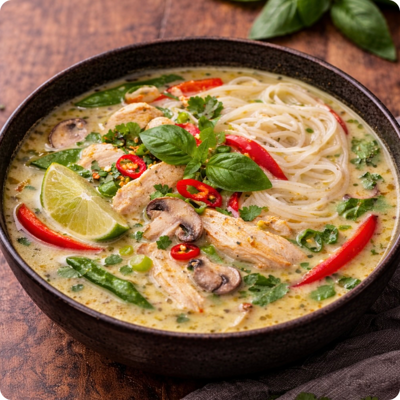 Thai Curry Nudelsuppe