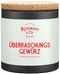 Dose Überraschungs Gewürze von Rosemary & Co mit Korkdeckel und weißem Etikett1
