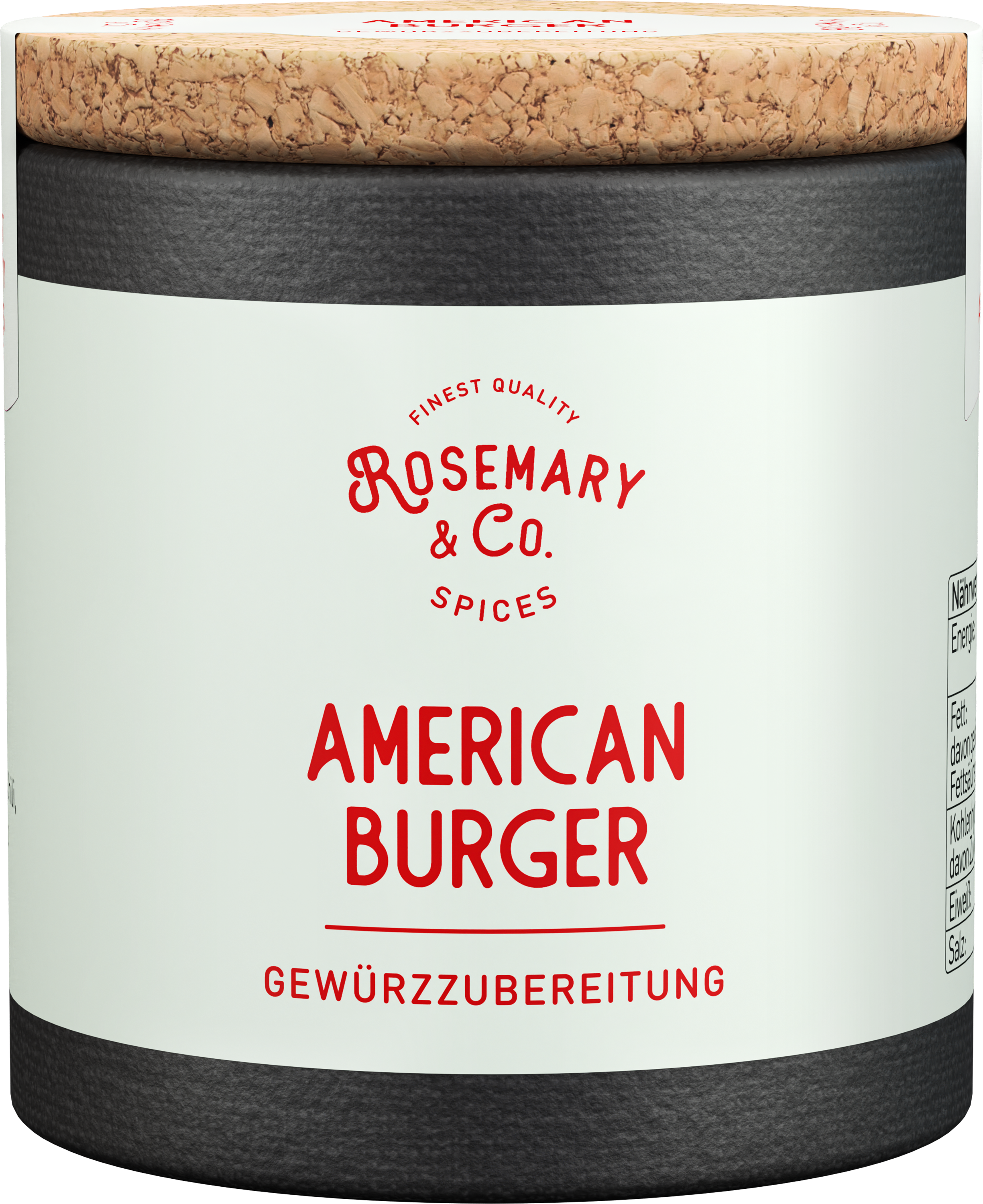 Dosis Rosemary & Co Gewürze American Burger mit Korkdeckel